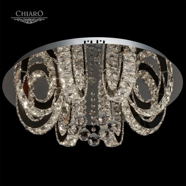 Люстра с пультом ДУ CHIARO 437012311 Кларис 3x3W LED+40x2W LED